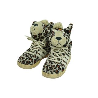 アディダス(adidas)のadidas アディダス JEREMY SCOTT ジェレミースコット スニーカー JS LEOPARD I レオパード柄 14CM V24578 美品 中古 55255(ブーツ)