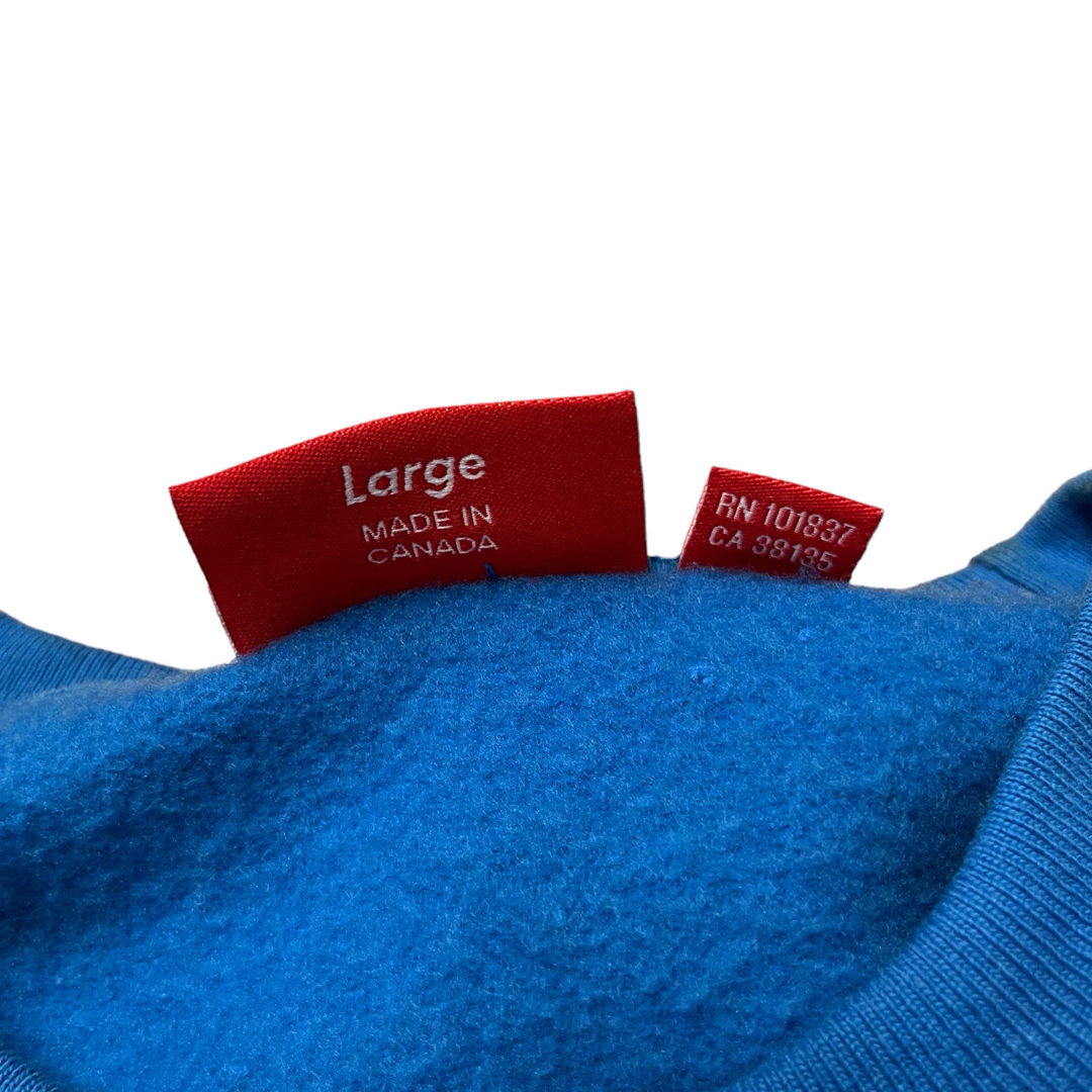 シュプリーム ボックスロゴ トレーナー Box Logo Crewneck 青