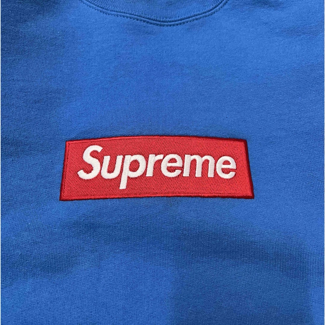 Supreme Box Logo Crewneck Blue ボックス　ロゴ