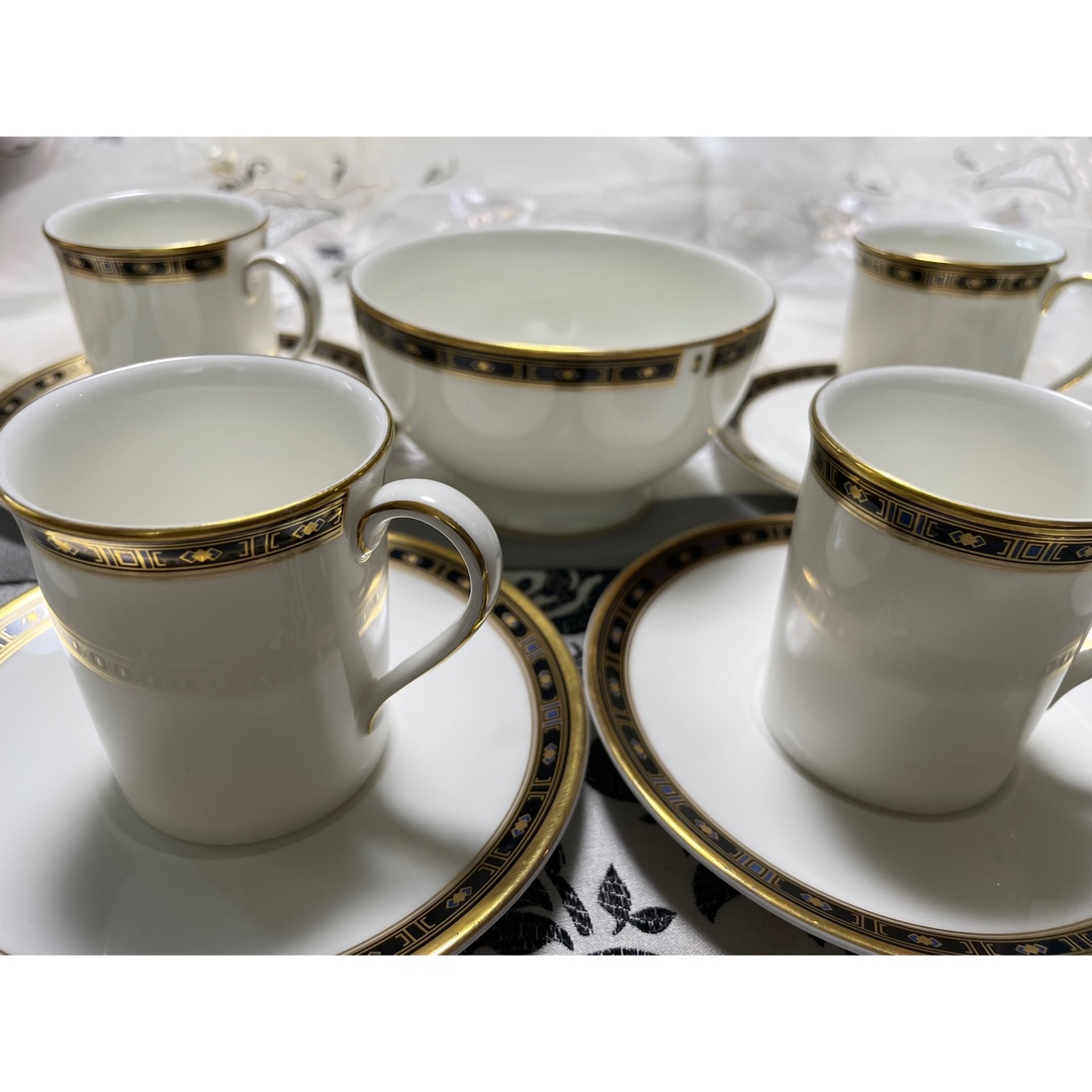 Royal Doulton - 格安!4客ロイヤルドルトンカップ&ソーサーシュガー