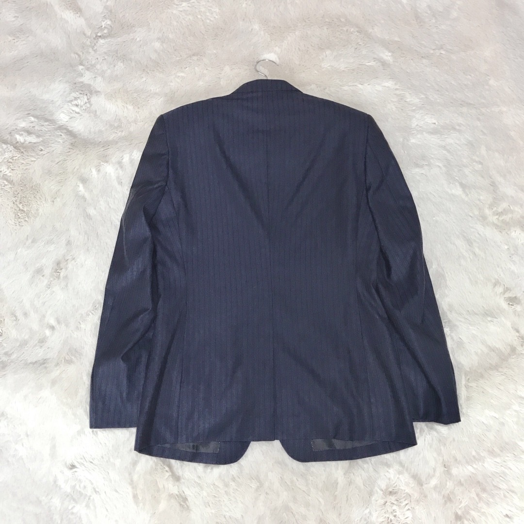 美品 renoma HOMME セットアップ スーツ ジャケット パンツ 紺ブレ 5