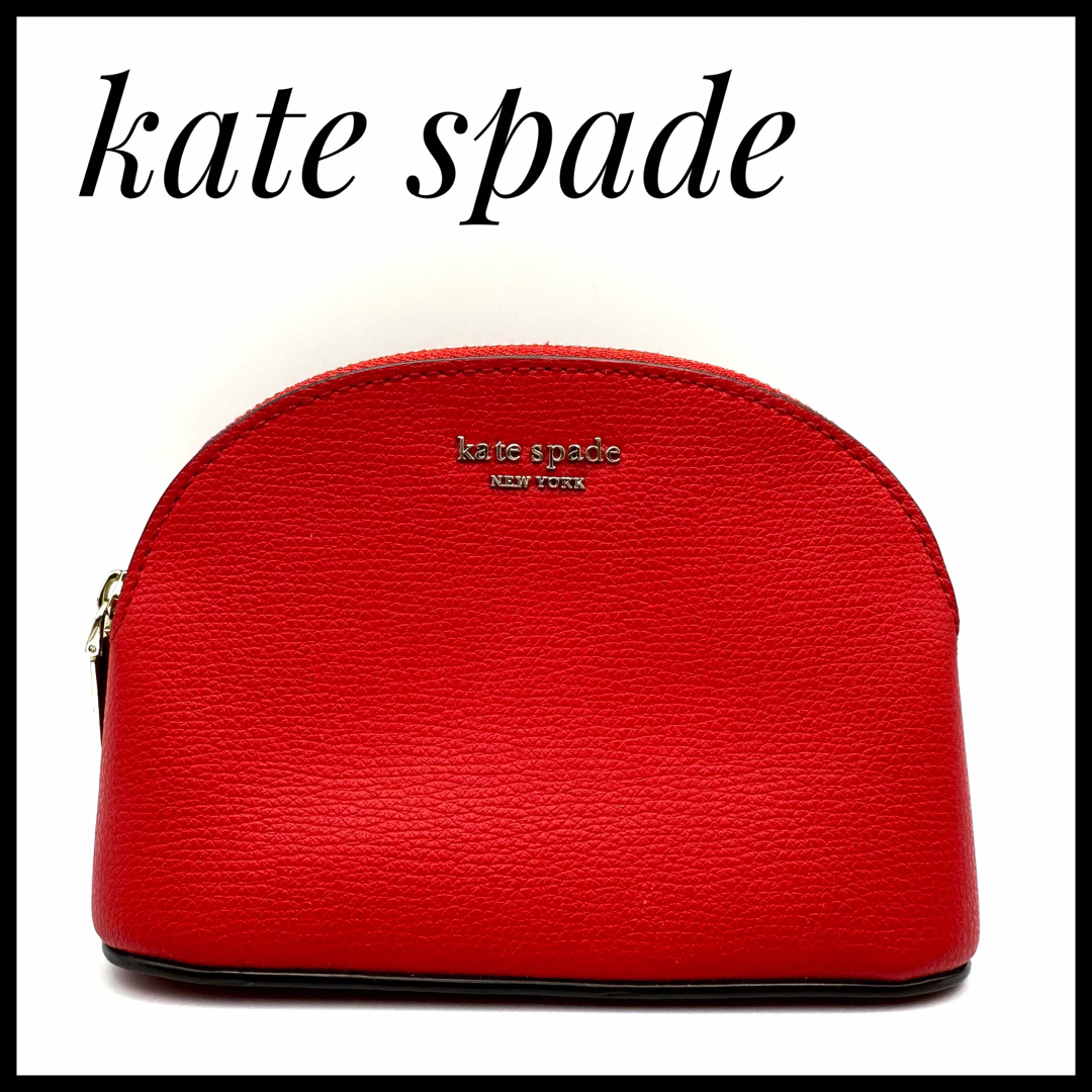 ポーチ　ケイトスペード　katespade  レッド　赤