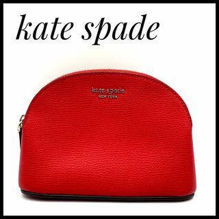 ケイトスペードニューヨーク(kate spade new york)のポーチ　ケイトスペード　katespade  レッド　赤(ポーチ)