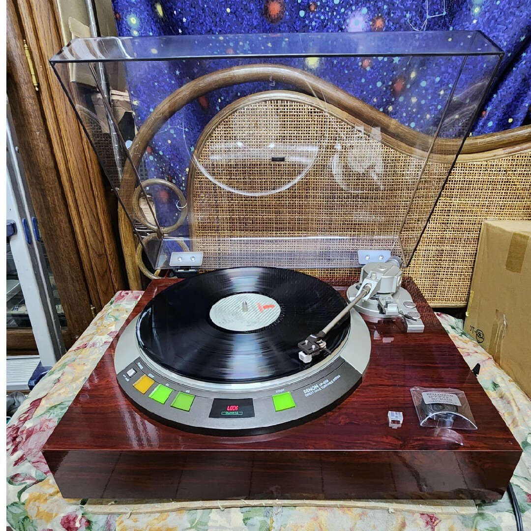 奇跡！レストア超美品！カートリッジ新品DENON レコードプレーヤーDP-57M