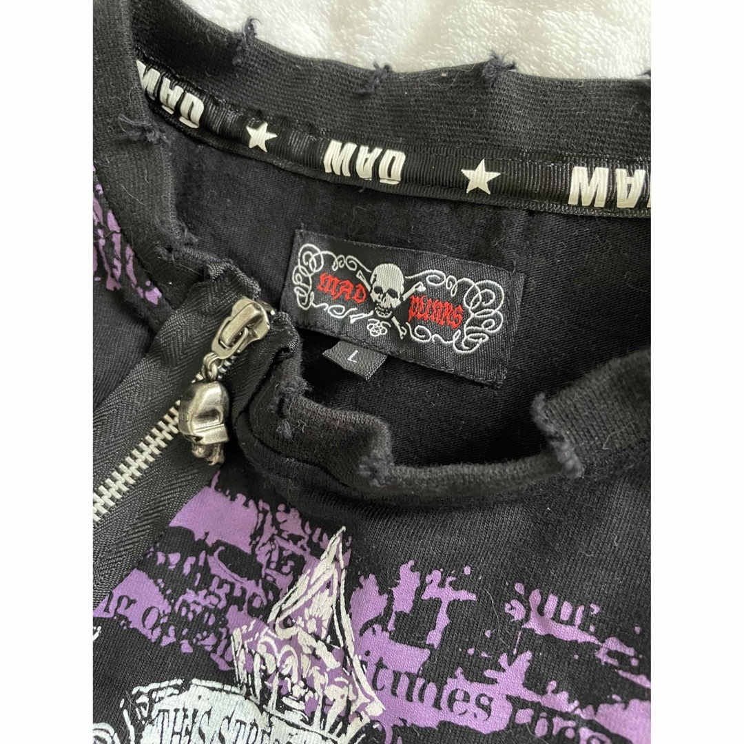 MAD（M∀D）(マッド)のMAD PUNKS マッドパンクス ロング Tシャツ  レディースのトップス(Tシャツ(長袖/七分))の商品写真