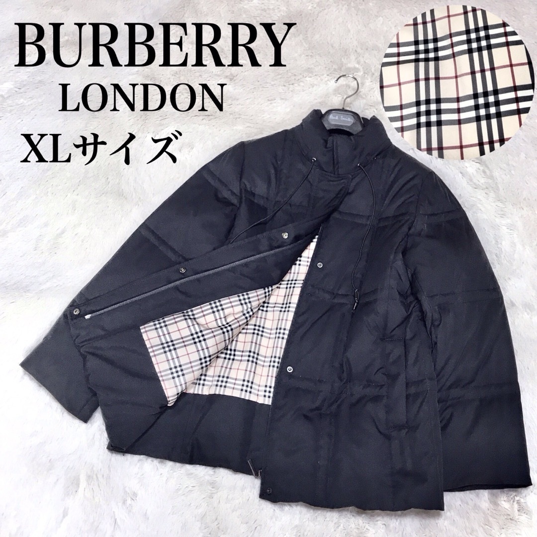 BURBERRY - 極美品 XLサイズ BURBERRY ノバチェック ダウンジャケット