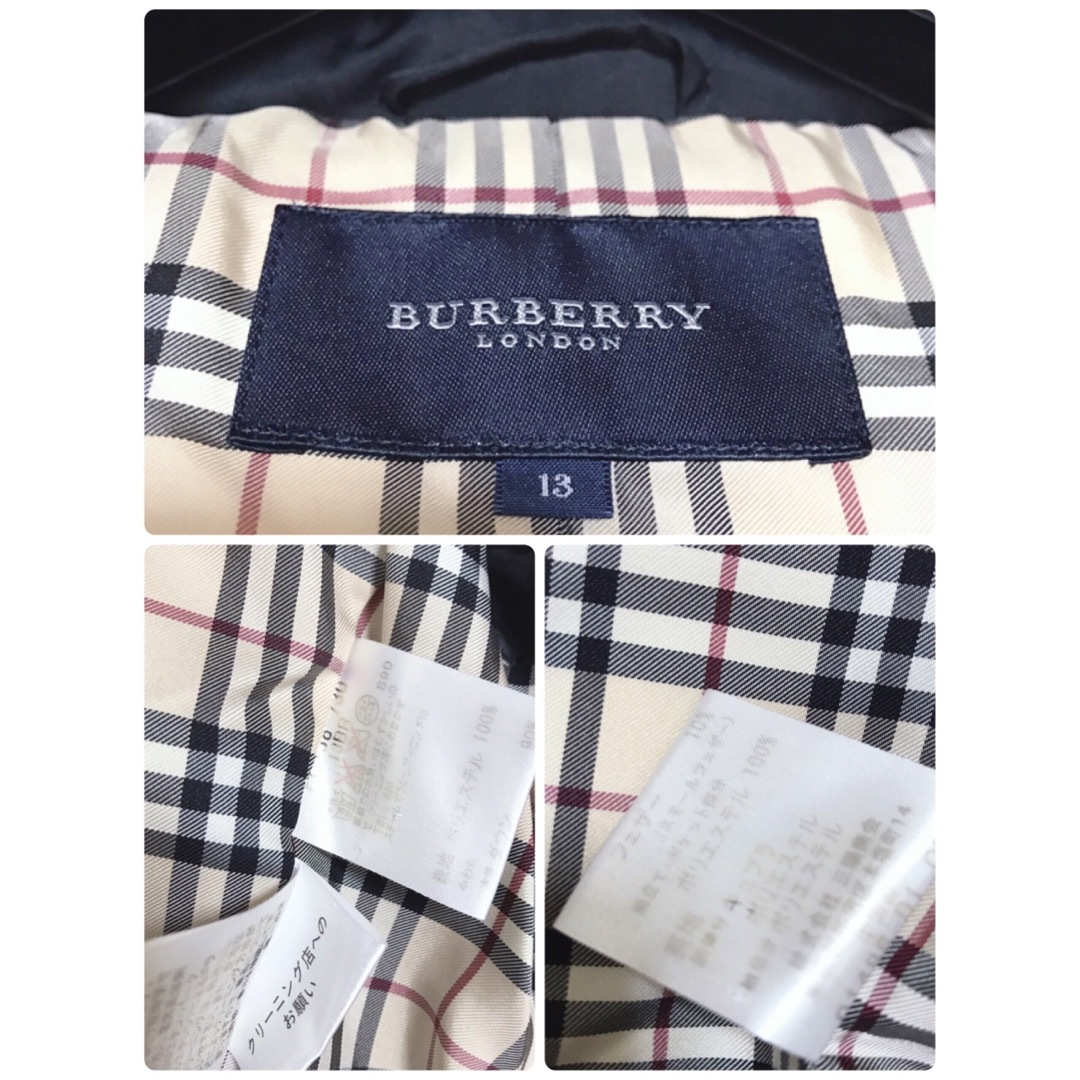 BURBERRY - 極美品 XLサイズ BURBERRY ノバチェック ダウンジャケット