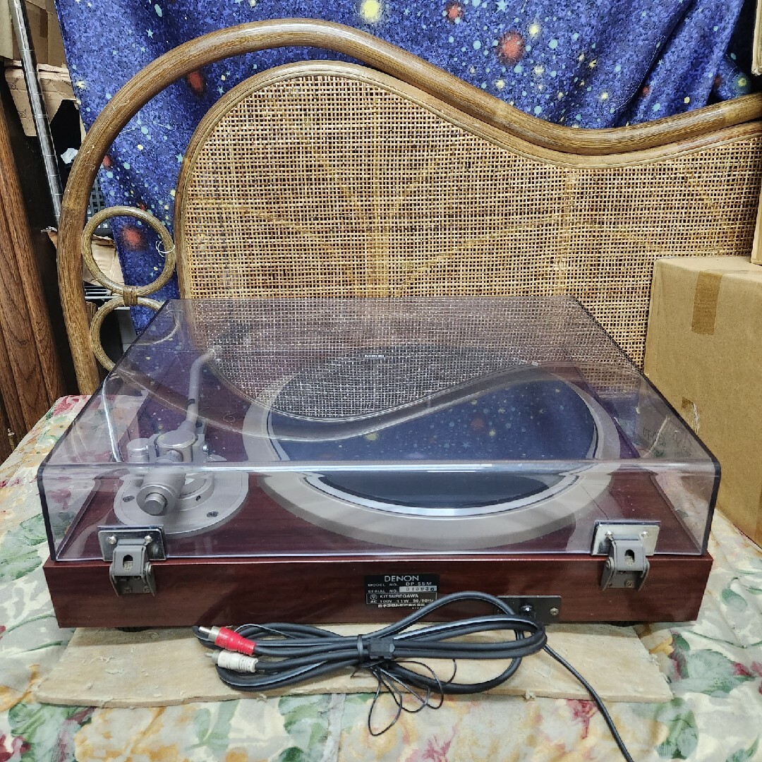 奇跡！レストア超美品！カートリッジ新品！DENONレコードプレイヤーDP-55M