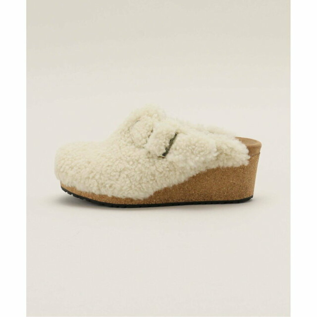 B.C STOCK(ベーセーストック)の【ホワイト】【BIRKENSTOCK / ビルケンシュトック】 FANNY TEDDY レディースの靴/シューズ(スリッポン/モカシン)の商品写真