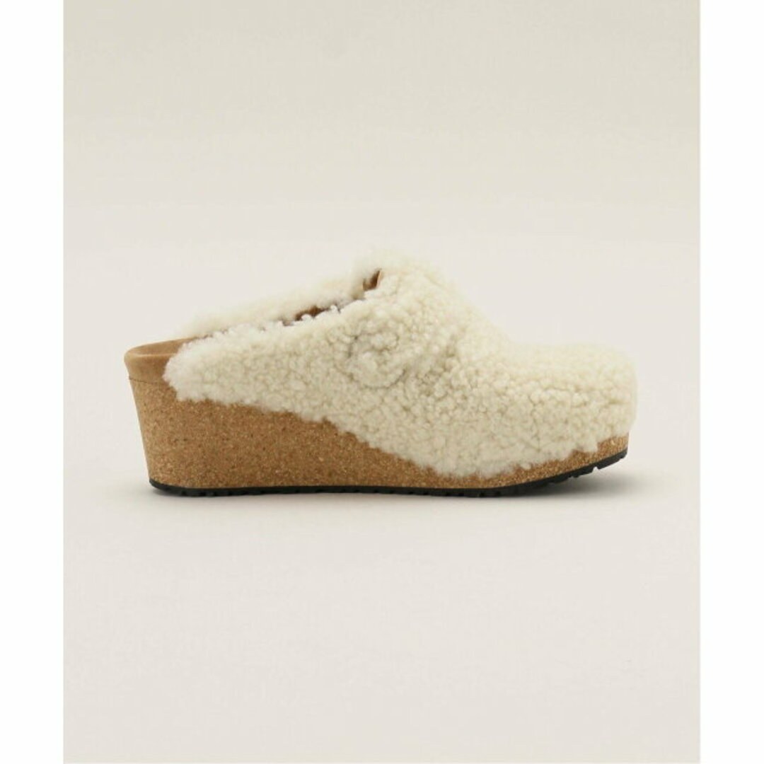 B.C STOCK(ベーセーストック)の【ホワイト】【BIRKENSTOCK / ビルケンシュトック】 FANNY TEDDY レディースの靴/シューズ(スリッポン/モカシン)の商品写真