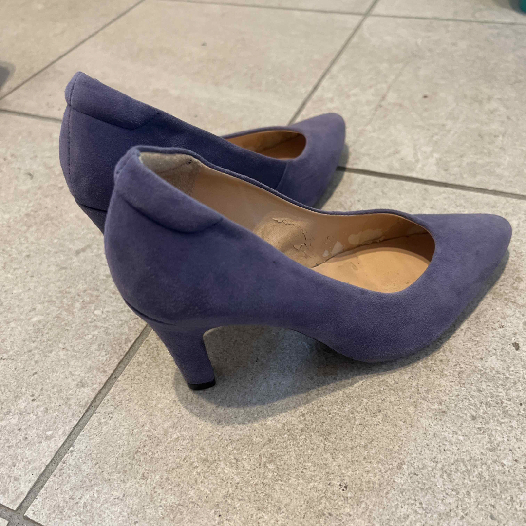 OPPUS ハイヒール　パンプス　パープル　紫　スウェード レディースの靴/シューズ(ハイヒール/パンプス)の商品写真