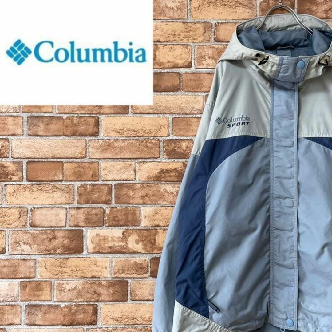 ★Columbia titanium ジャケット マウンテンパーカー ブルー