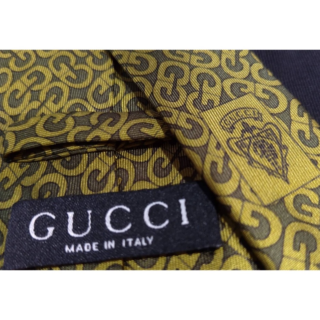 極美品 GUCCI GG柄 グッチ ネクタイ 正規品 レア 入手困難 残り1点