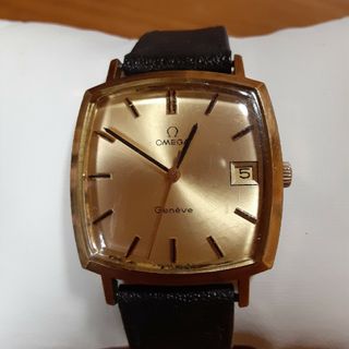 OMEGA - オメガ アンティーク ジュネーブ 3針デイト ATメンズ腕時計