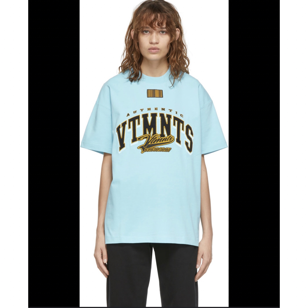 VETEMENTS　 VTMNTS COLLEGE ヴェトモン　Tシャツ　半袖