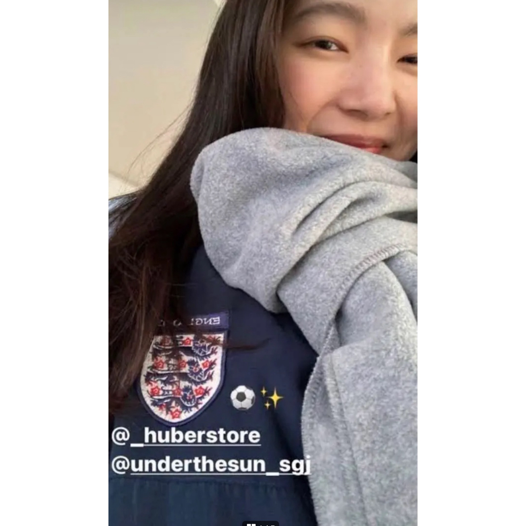 Umbro England 在原みゆき ナイロンジャケット ネイビー XL-