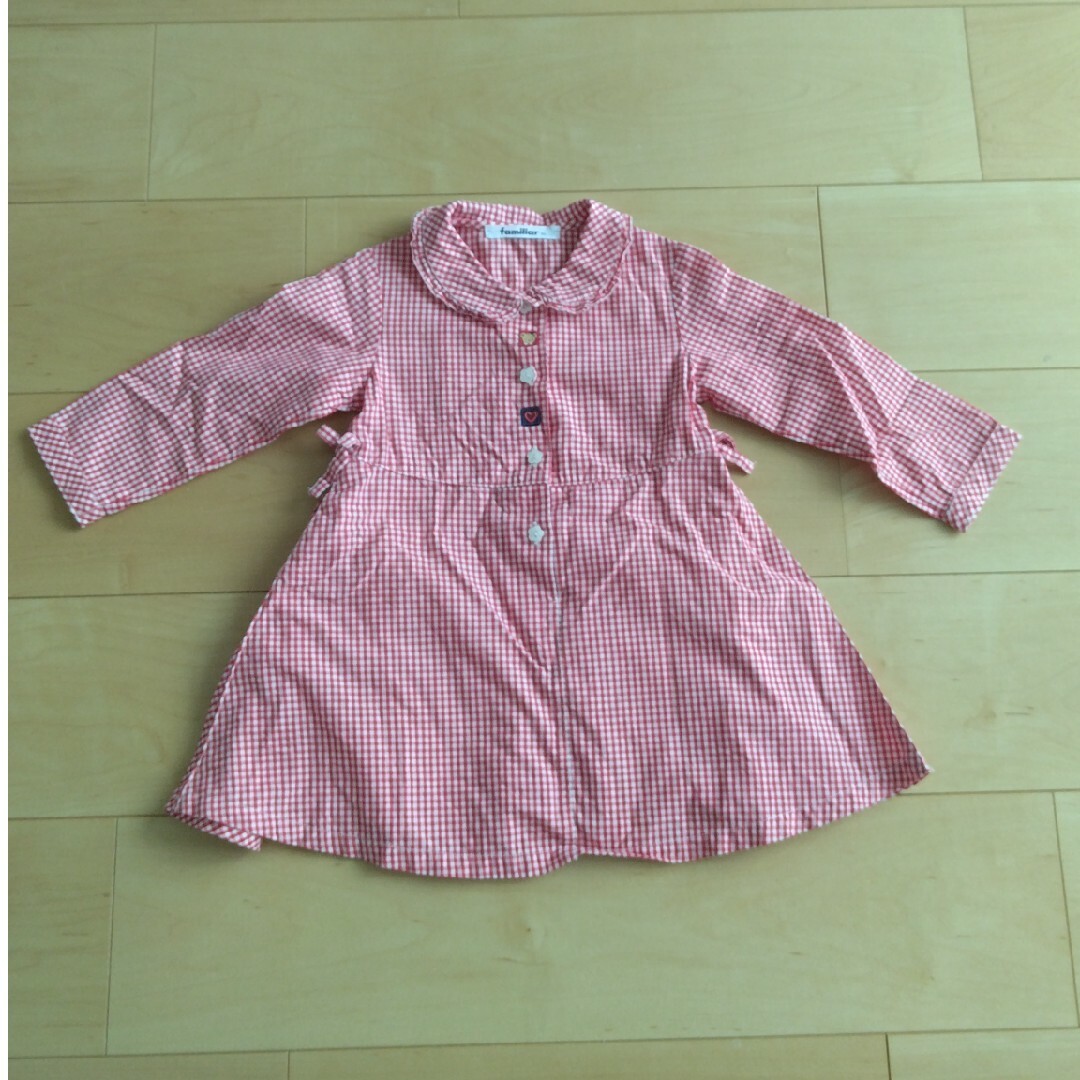 familiar(ファミリア)のfamiliar　ワンピース　90 キッズ/ベビー/マタニティのキッズ服女の子用(90cm~)(ワンピース)の商品写真