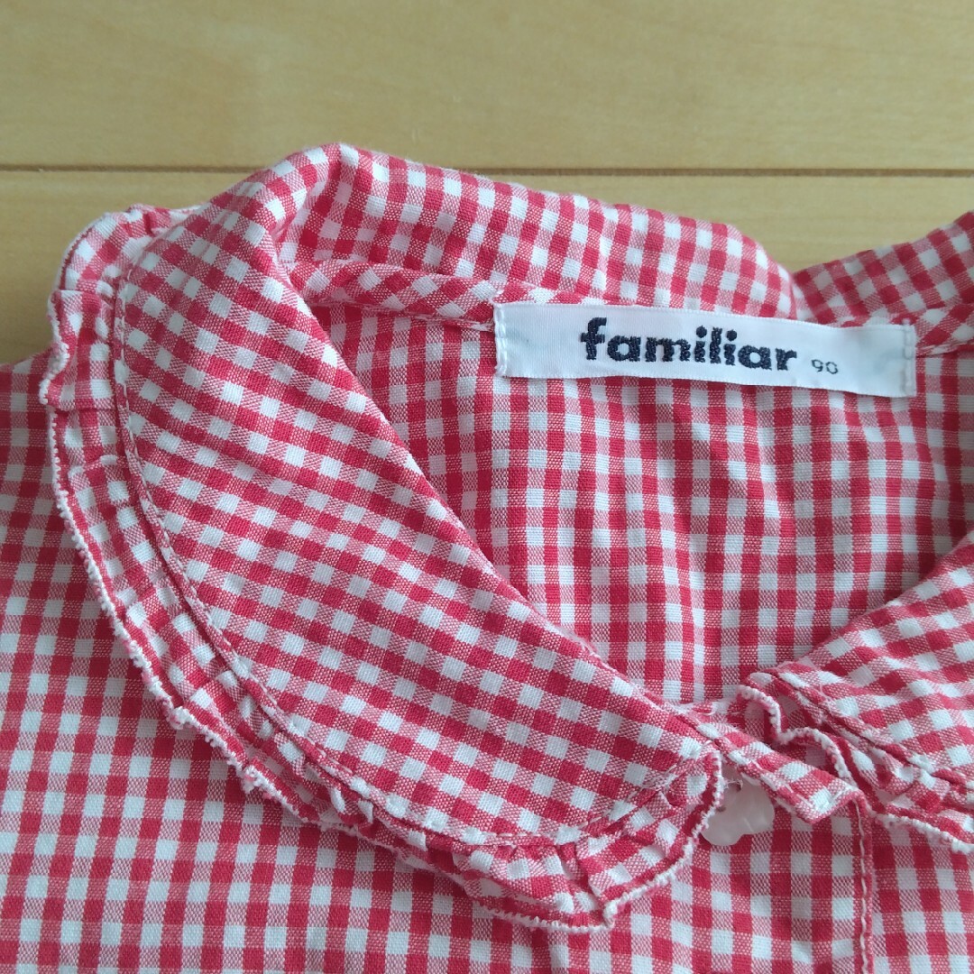 familiar(ファミリア)のfamiliar　ワンピース　90 キッズ/ベビー/マタニティのキッズ服女の子用(90cm~)(ワンピース)の商品写真