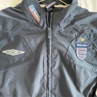 Umbro England Vintage ナイロンジャケット ネイビー XL