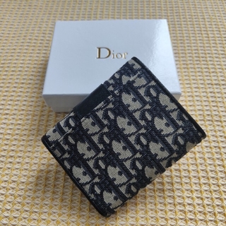 Christian Dior - 【使用感なし】ディオール 折り財布 デニム素材