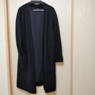 FOXEY 38 Waffle Noir ニットコート 黒