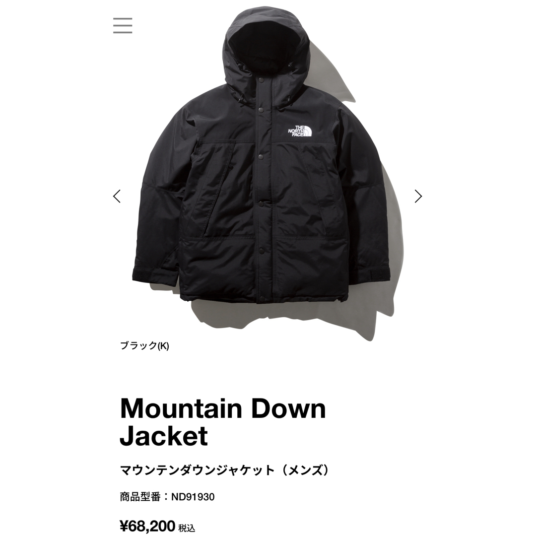 THE NORTH FACE MountainDownJacket XL