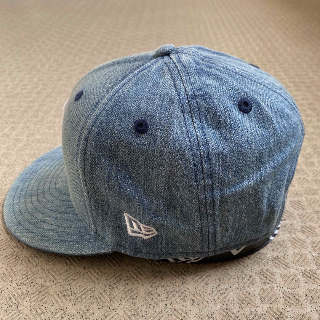 NEW ERA(ニューエラー)の9FIFTY Denim ウォッシュドデニム スノーホワイト メンズの帽子(キャップ)の商品写真