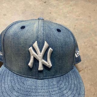 ニューエラー(NEW ERA)の9FIFTY Denim ウォッシュドデニム スノーホワイト(キャップ)