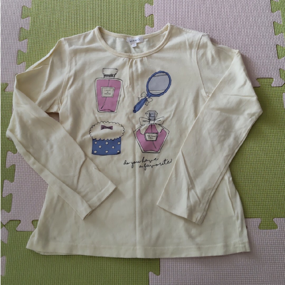 3can4on(サンカンシオン)の3can4on 長袖Ｔシャツ２枚セット サイズ140 キッズ/ベビー/マタニティのキッズ服女の子用(90cm~)(Tシャツ/カットソー)の商品写真