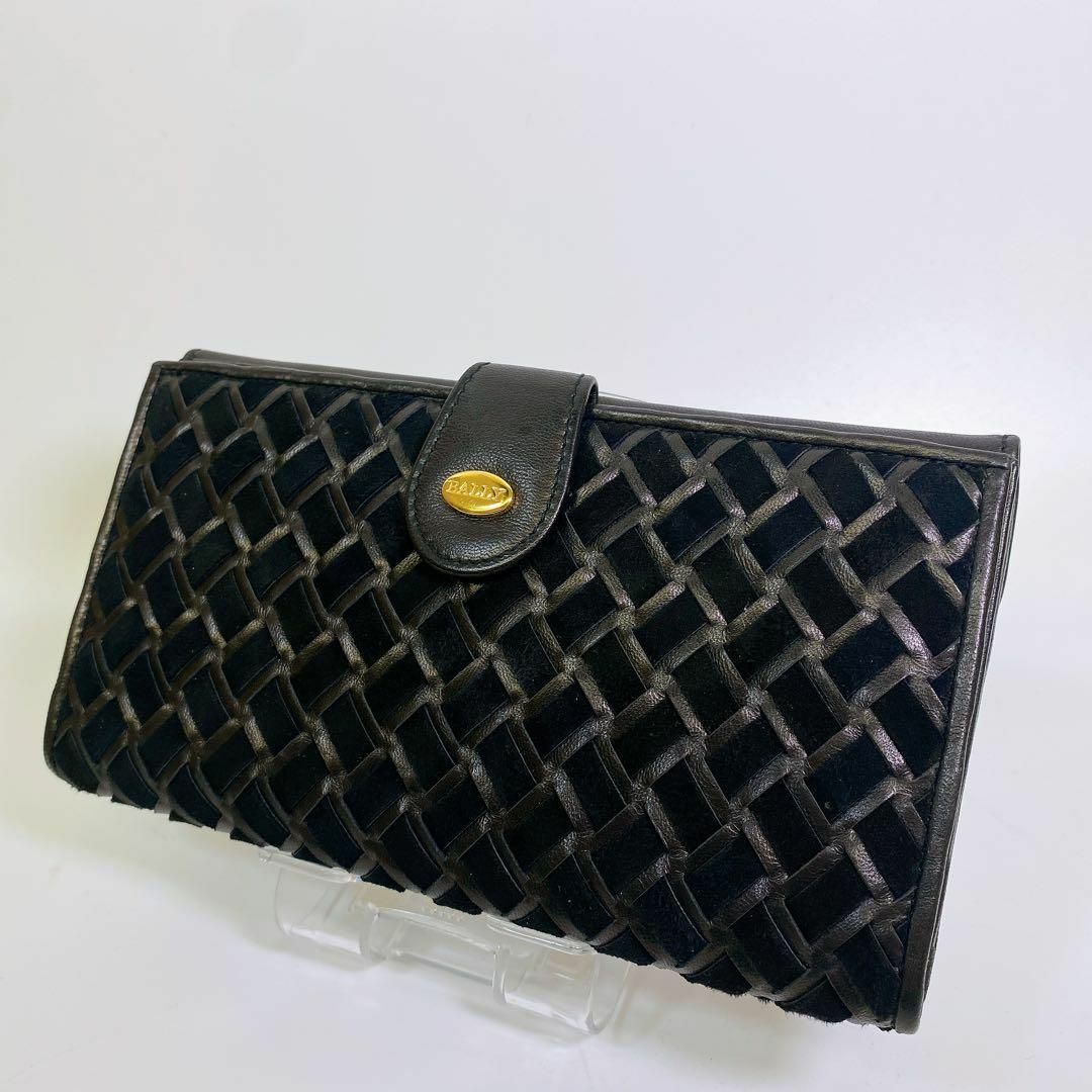 Bally - 2582未使用 希少 BALLY バリー 定価10万 編込み レザー 長財布