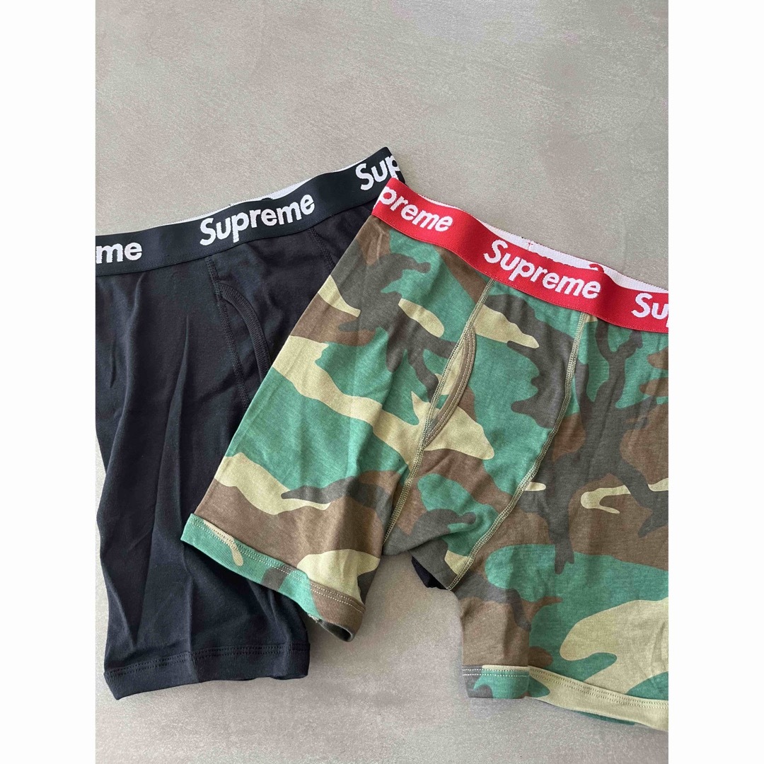 supreme Hanes ボクサーパンツ S 2枚セット シュプリーム