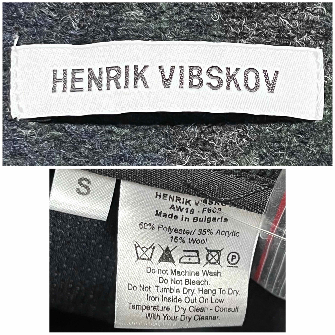 HENRIK VIBSKOV - 匿名発送 美品 HENRIK VIBSKOVカモフラデザインノー