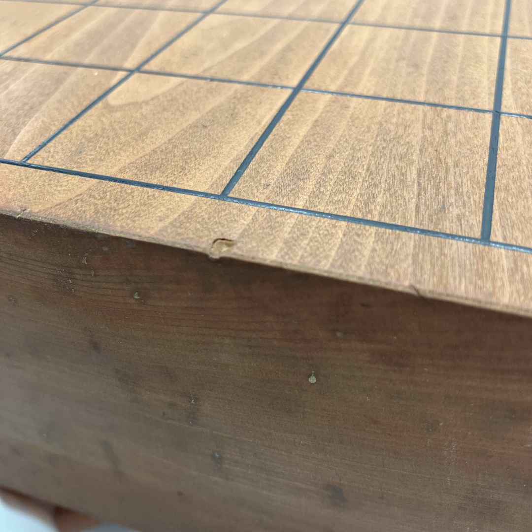へそあり】足付盤 高級 盤面カバー 本格 将棋盤 木製 送料無料 へその