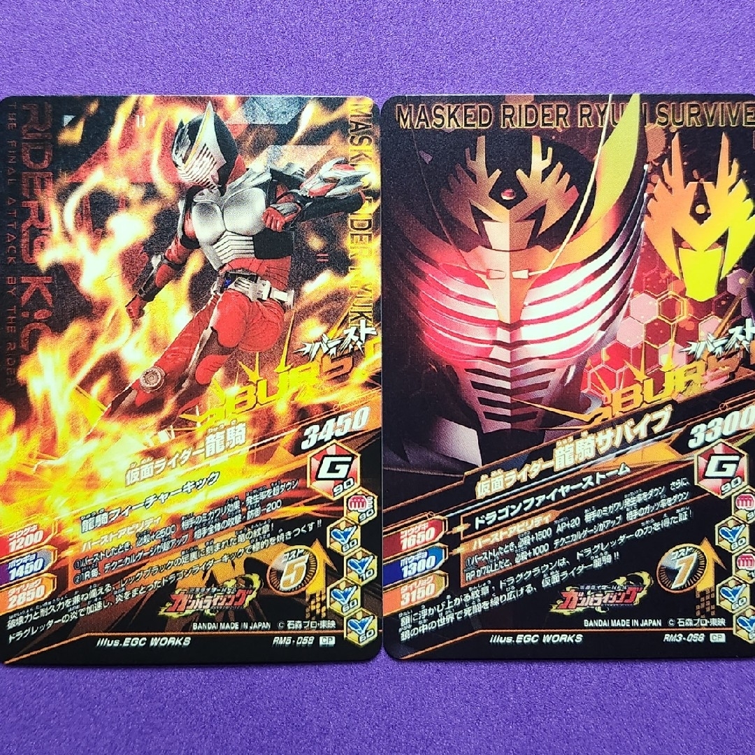 仮面ライダーバトル ガンバライド - RM5弾3弾CP仮面ライダー龍騎