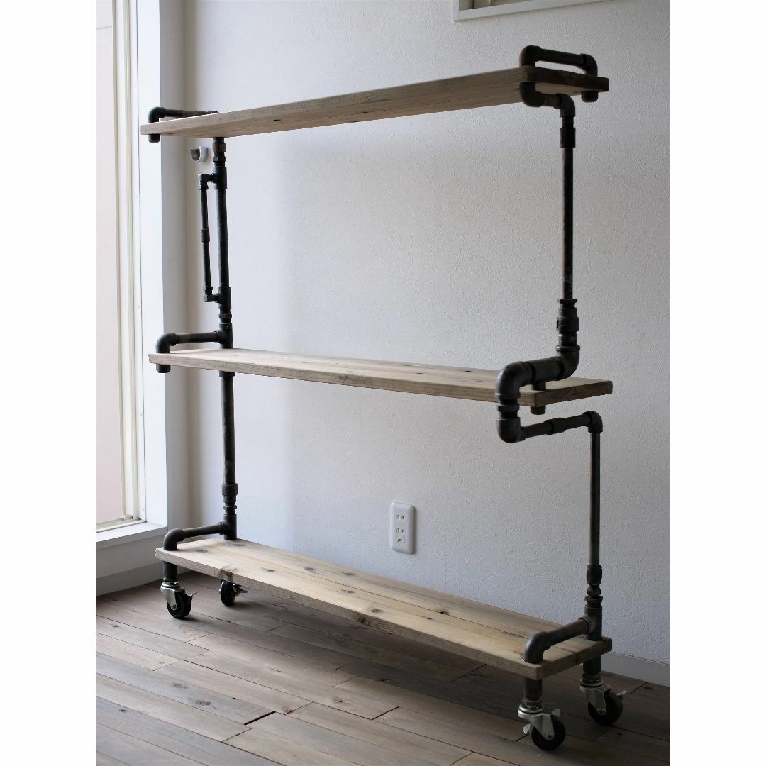 【現品限り】vintage iron shelf 1255*1200*300 | フリマアプリ ラクマ