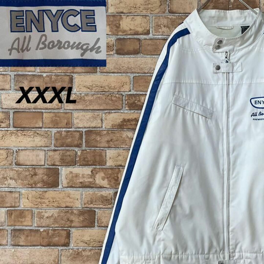 ENYCE エニーチェ　レーシングジャケット　レザー　ビッグシルエット　XXXL