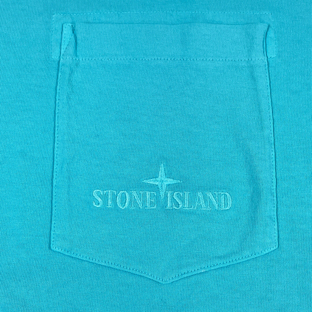 STONE ISLAND(ストーンアイランド)のSTONE ISLAND ストーンアイランド 品番 781521244 23SS クルーネック ロング  Tシャツ 長袖 ライトブルー サイズM 正規品 / 31733 メンズのトップス(Tシャツ/カットソー(七分/長袖))の商品写真