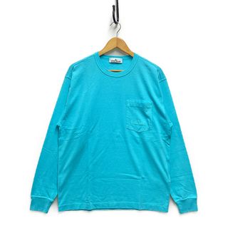 ストーンアイランド(STONE ISLAND)のSTONE ISLAND ストーンアイランド 品番 781521244 23SS クルーネック ロング  Tシャツ 長袖 ライトブルー サイズM 正規品 / 31733(Tシャツ/カットソー(七分/長袖))