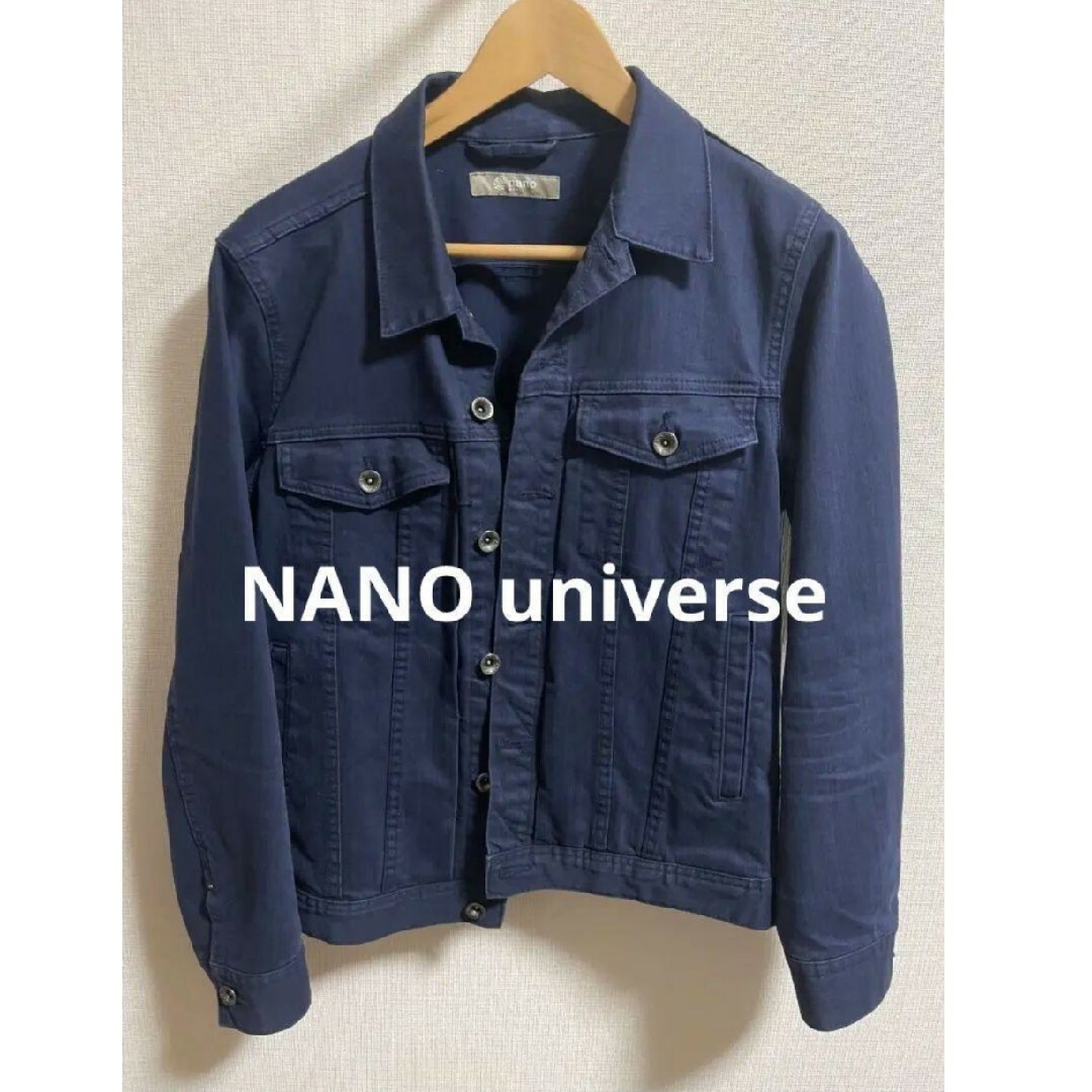 nano・universe(ナノユニバース)のナノユニバース　デニムジャケット　Mサイズ メンズのジャケット/アウター(Gジャン/デニムジャケット)の商品写真