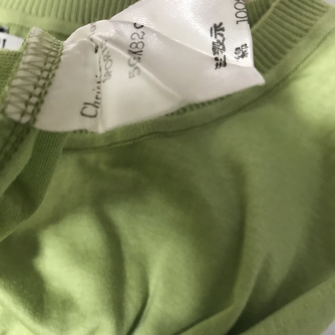 Christian Dior(クリスチャンディオール)の古着美品　クリスチャンディオール　Tシャツ　デカロゴ　グリーン　L メンズのトップス(Tシャツ/カットソー(半袖/袖なし))の商品写真