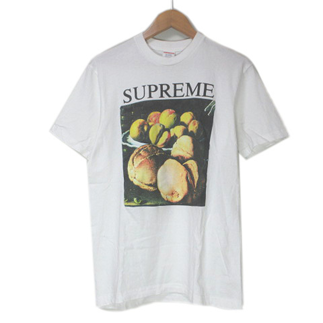 希少S Supreme Cutouts Tee シュプリームTシャツ白S