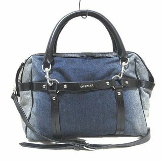 ディーゼル(DIESEL)のディーゼル デニム×レザー 2WAY ショルダーバッグ ハンドバッグ 青 (ショルダーバッグ)