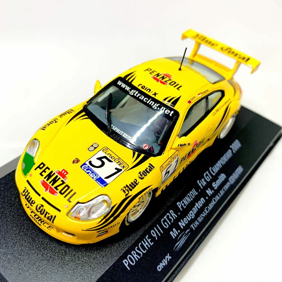 オニキス 1/43 Porsche 911 GT3R 2000年 ペンゾイル エンタメ/ホビーのおもちゃ/ぬいぐるみ(ミニカー)の商品写真