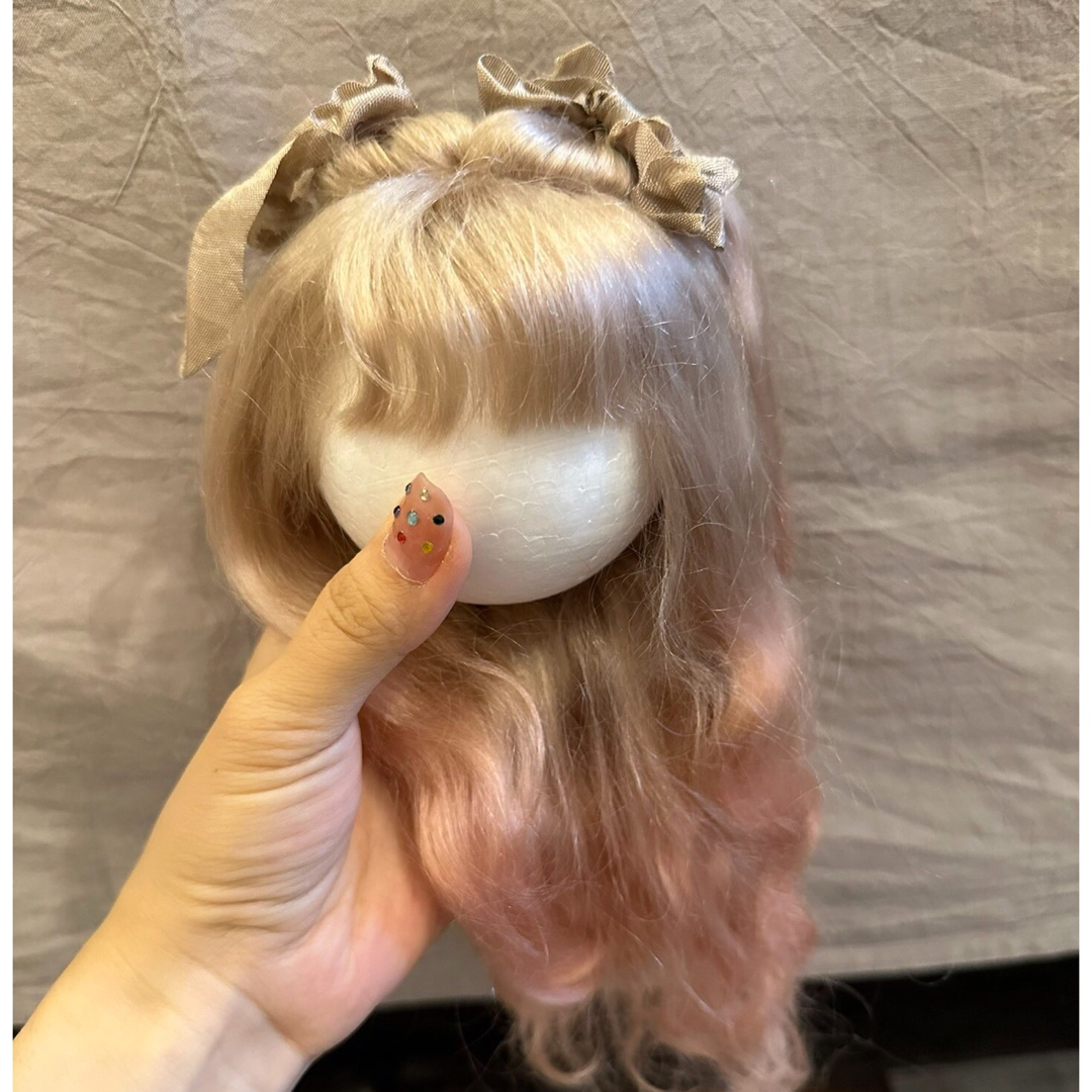 ブライスウィッグ　ミックス　ネオブライスモヘアウィッグハンドメイド