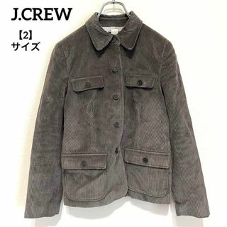 ジェイクルー(J.Crew)のK596 J.CREW ジェイクルー ジャケット コーデュロイ 2 灰色(テーラードジャケット)