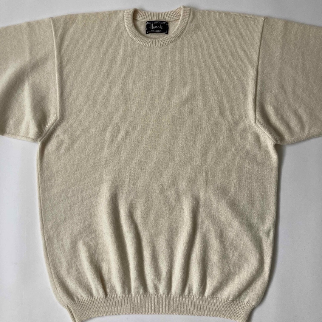 Harrods - 〜90s ハロッズ スコットランド製 カシミア クルーネック