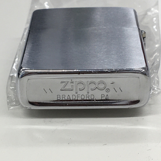 zippo ワンポイントzippo ロゴ貼り　1986年前期製