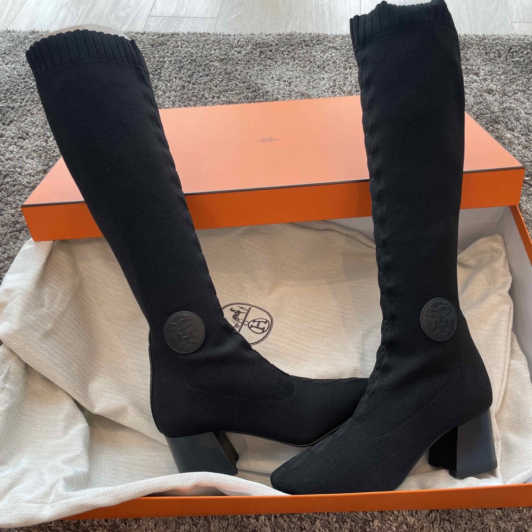 Hermes - エルメス ロングブーツ フォンテーヌ 60 サイズ35.5の通販 by