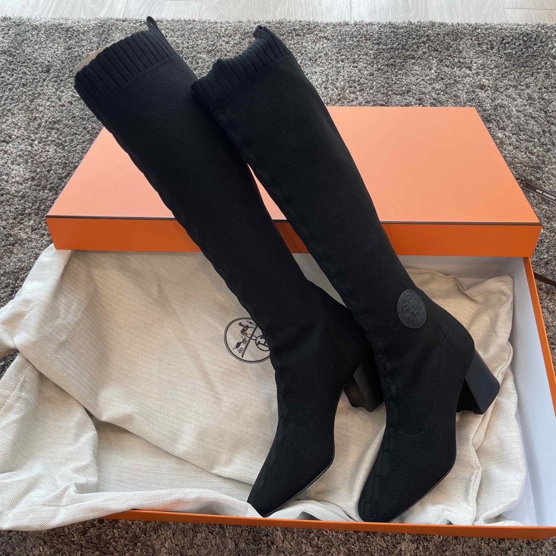 Hermes - エルメス ロングブーツ フォンテーヌ 60 サイズ35.5の通販 by
