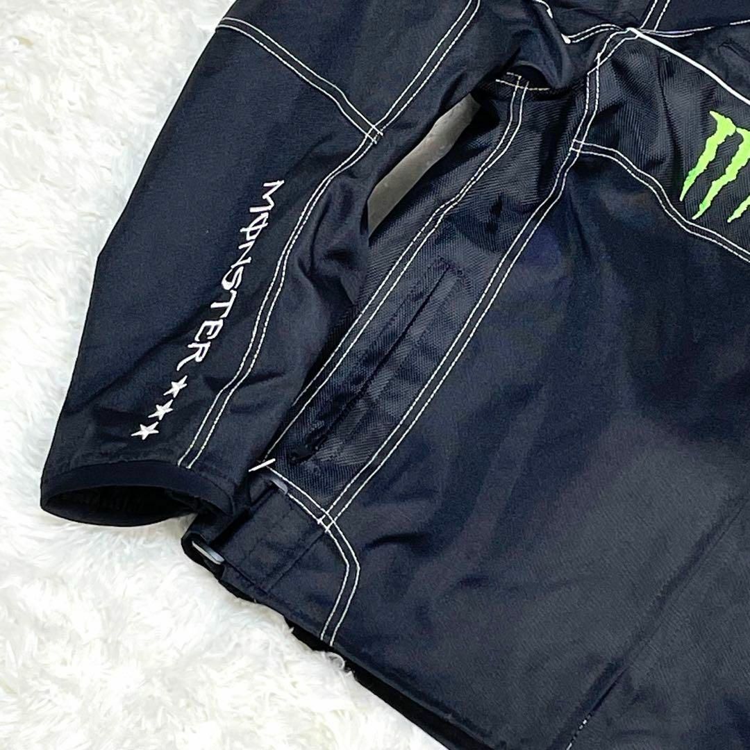 Monster Energy(モンスターエナジー)のモンスターエナジー　バイカージャケット　肩　背中　肘　パッド入り　大きいサイズ 自動車/バイクのバイク(装備/装具)の商品写真